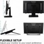 Ecran 23.8'' ViewSonic TD2465 Noir 16:9 FHD Tactile capacitif 10pts VGA, HDMI, DisplayPort, USB et Haut-parleurs