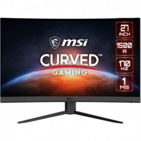 MSI Optix G27CQ4 E2 Écran PC Gaming Incurvé 27" WQHD - 170Hz - DisplayPort 1.2a, HDMI 2.0b, Noir MSI Optix G27CQ4 E2 Écran PC Gaming Incurvé 27" WQHD - 170Hz - DisplayPort 1.2a, HDMI 2.0b, Noir