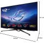 Ecran PC Gaming Asus ROG Swift PG42UQ 42" OLED 4K UHD Noir