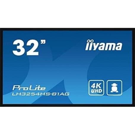 iiyama LH3254HS-B1AG LFD 32 Dalle,1xDVI 1xVGA 3xHDMI 2xHPs10W DisplayPort 2xUSB