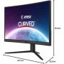 MSI G24C4 E2 Écran PC Gaming Incurvé 23,6" FHD,170Hz,DisplayPort 1.2a, HDMI 1.4b