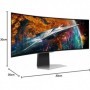 Samsung Ecran PC Odyssey OLED G9 49'' 240Hz,HDMI,DisplayPort, USB-C,Pied ajustable