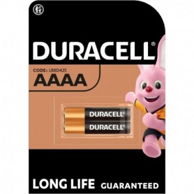 Duracell AAAA Pile alcaline 1,5V, lot de 2 (LR8D425), pour stylets numériques (Suface Pen), dispositifs médicaux et phares Duracell AAAA Pile alcaline 1,5V, lot de 2 (LR8D425), pour stylets numériques (Suface Pen), dispositifs médicaux et phares