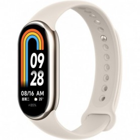 XIAOMI MI Smart Band 8 Gold, Montre connectée, Affichage Fluide, Jusqu’à 16 Jours d’autonomie XIAOMI MI Smart Band 8 Gold, Montre connectée, Affichage Fluide, Jusqu’à 16 Jours d’autonomie