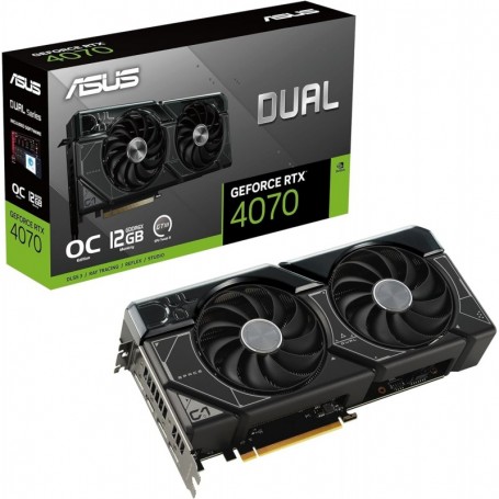 ASUS DUAL GeForce RTX 4070 OC Edition – Carte graphique gaming (12GB GDDR6X, PCIe 4.0, DLSS 3, HDMI 2.1, DisplayPort 1.4a)
