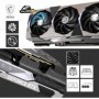 MSI - GeForce - Carte graphique - RTX 4090 - SUPRIM X - 24 Go