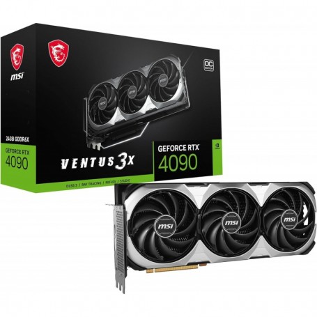 MSI GeForce RTX 4090 Ventus 3X E 24G OC Carte Graphique - GPU RTX 4090, 24 Go DDR6X