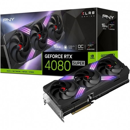 PNY GeForce™ RTX 4080 Super™ 16GB XLR8 Gaming Verto™ Epic-X RGB™ Overclocked Triple Fan DLSS 3