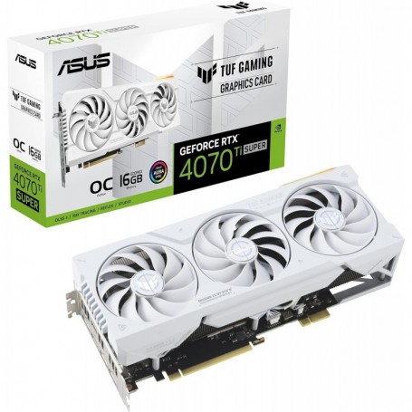 ASUS TUF Gaming GeForce RTX 4070 Ti Super BTF White OC Edition 16 Go GDDR6X