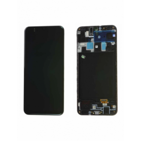 Écran Samsung Galaxy A20 (A205F) Noir + Châssis Origine Écran Samsung Galaxy A20 (A205F) Noir + Châssis Origine