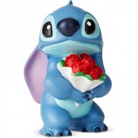 SHOWCASE Disney Showcasev Stitch avec des fleurs, 6,35cm SHOWCASE Disney Showcasev Stitch avec des fleurs, 6,35cm