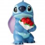 SHOWCASE Disney Showcasev Stitch avec des fleurs, 6,35cm