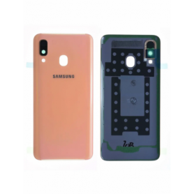 Vitre arrière Samsung Galaxy A40 (A405F) Corail Origine Vitre arrière Samsung Galaxy A40 (A405F) Corail Origine