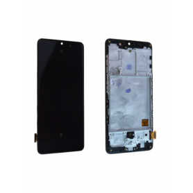 Écran Samsung Galaxy A41 (A415F) Noir + Châssis Reconditionné Écran Samsung Galaxy A41 (A415F) Noir + Châssis Reconditionné