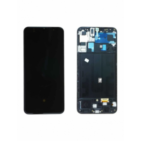 Écran Samsung Galaxy A50S 2019 (A507) Noir + Châssis Origine Écran Samsung Galaxy A50S 2019 (A507) Noir + Châssis Origine