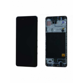 Écran Samsung Galaxy A51 (A515F) Noir + Châssis Origine Écran Samsung Galaxy A51 (A515F) Noir + Châssis Origine