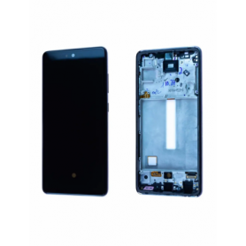 Écran Samsung Galaxy A52S 5G (A528B) Noir + Châssis Origine Écran Samsung Galaxy A52S 5G (A528B) Noir + Châssis Origine