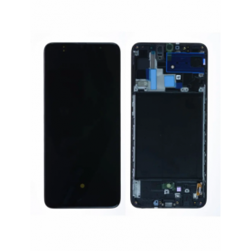 Écran Samsung Galaxy A70 (A705F) Noir + Châssis Origine Écran Samsung Galaxy A70 (A705F) Noir + Châssis Origine