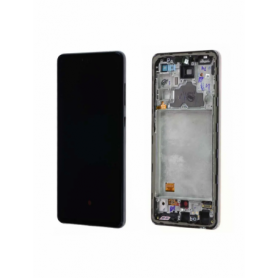 Écran Samsung Galaxy A72 (A725F) Noir + Châssis Origine Écran Samsung Galaxy A72 (A725F) Noir + Châssis Origine