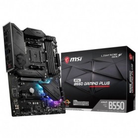 MSI Carte mère de jeu MPG B550 Gaming Plus (ATX), AMD AM4, DDR4 M.2, USB 3.2 Gen 2, HDMI ATX, carte mère de jeu MSI Carte mère de jeu MPG B550 Gaming Plus (ATX), AMD AM4, DDR4 M.2, USB 3.2 Gen 2, HDMI ATX, carte mère de jeu