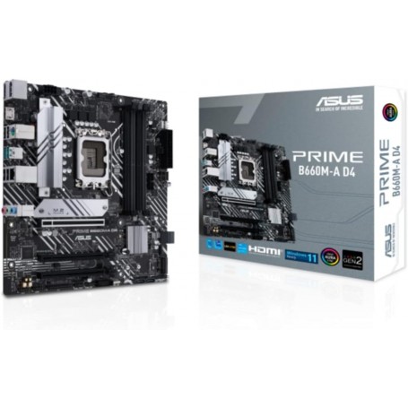 ASUS PRIME B660M-A D4 – Carte mère Intel B660 LGA 1700 mATX
