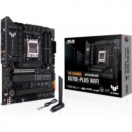 ASUS TUF GAMING X670E-PLUS WIFI – Carte mère gaming AMD Ryzen AM5 ATX