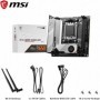MSI MPG B650I Edge WiFi Carte mère, Mini-ITX - pour Processeurs AMD Ryzen 8000 & 7000