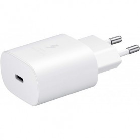 Samsung Chargeur rapide USB Type-C 25 W (sans fil) Blanc Taille unique Samsung Chargeur rapide USB Type-C 25 W (sans fil) Blanc Taille unique