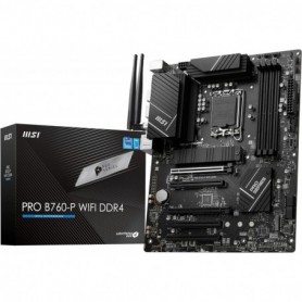 MSI PRO B760-P WIFI DDR4 Carte Mère, ATX - Pour Processeurs Intel Core 14e, 13e & 12e Génération, LGA 1700 MSI PRO B760-P WIFI DDR4 Carte Mère, ATX - Pour Processeurs Intel Core 14e, 13e & 12e Génération, LGA 1700