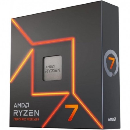 AMD Ryzen 7 7700X Processeur, 8 Cœurs/16 Threads Débridés, Architecture Zen 4, 40MB L3 Cache,