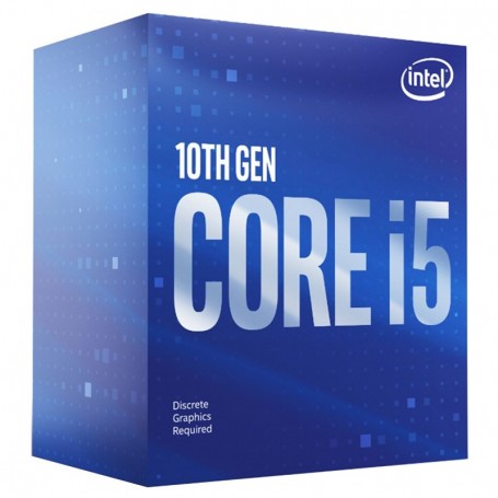 Intel Core i5-10400F (2.9 GHz / 4.3 GHz) - Processeur 6-Core 12-Threads Socket 1200 Cache L3 12 Mo 0.014 micron