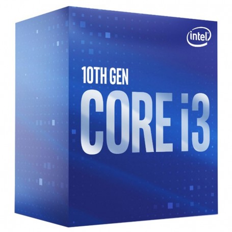 Intel® Core™ i3-10100 Processeur pour PC de bureau, 4 cœurs jusqu'à 4,3 GHz, LGA1200 (chipset Intel® série 400) 65 W