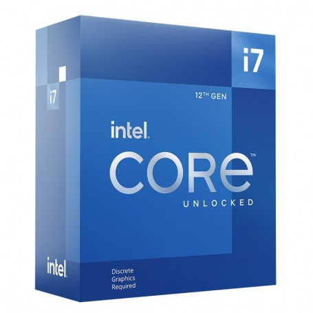Intel® Core™ i7-12700KF, processeur pour PC de bureau, 12 cœurs (8P+4E) jusqu'à 5,0 GHz, LGA1700 chipset série 600 125 W