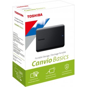Toshiba CANVIO Basics 4 To noir CANVIO Basics 4 To, Disque dur mécanique, Noir Toshiba CANVIO Basics 4 To noir CANVIO Basics 4 To, Disque dur mécanique, Noir